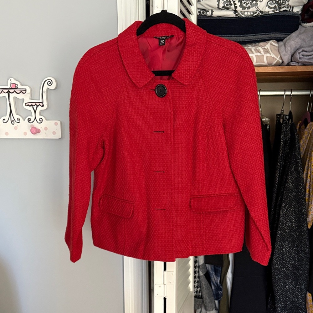 Briggs New York Red Blazer